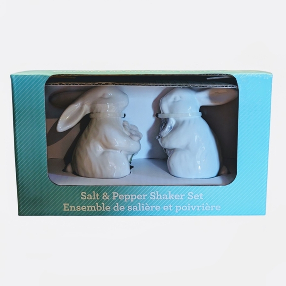 NEW Figural Spring/Easter Bunny Salt & Pepper Shaker Set - Picture 7 of 7